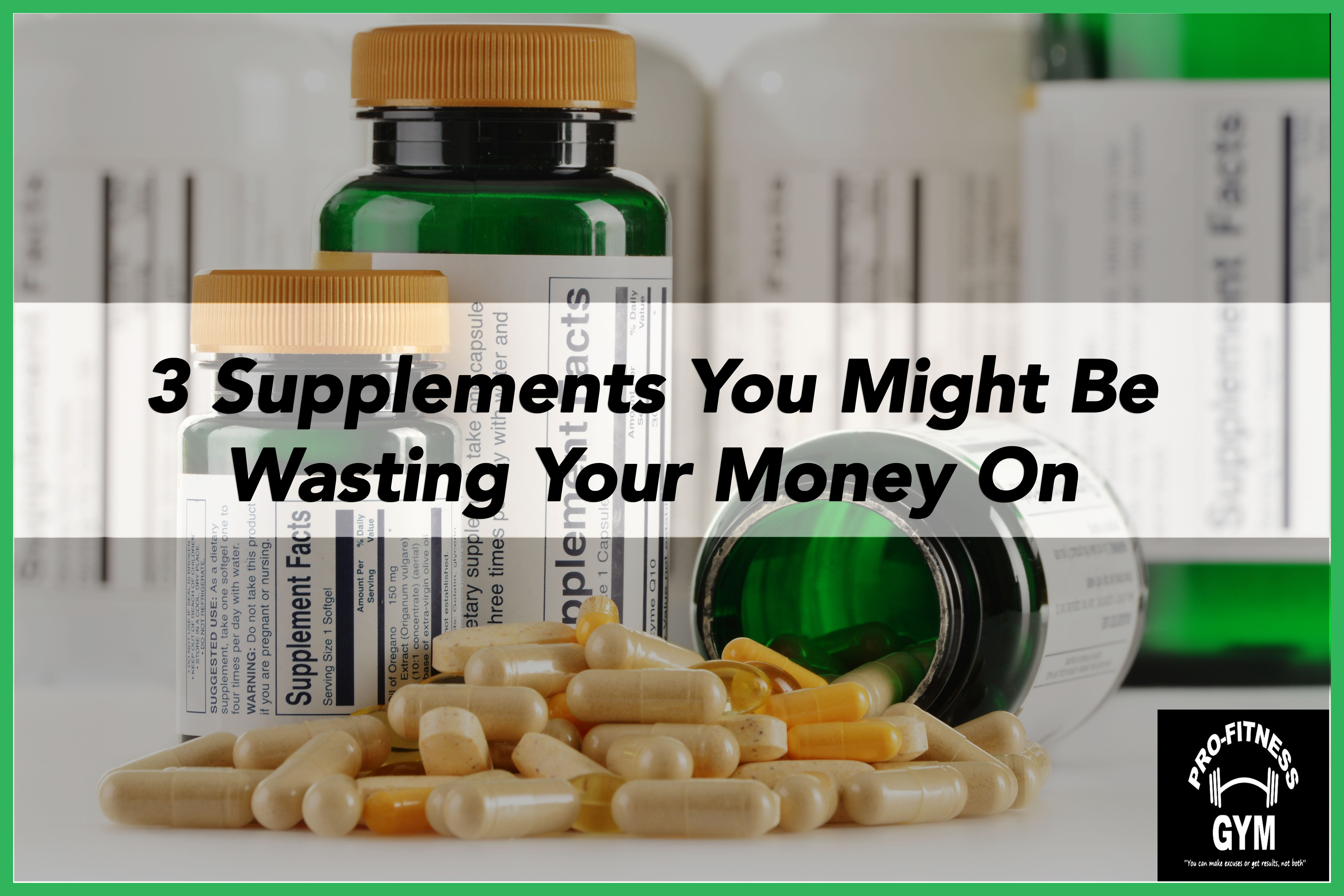 3 Fat Burning Supplements That Are a Waste Of Your Money
